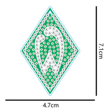 Lade das Bild in den Galerie-Viewer, 1pcs Fußball Werder Bremen doppelseitig DIY Bastel Schlüsselanhänger