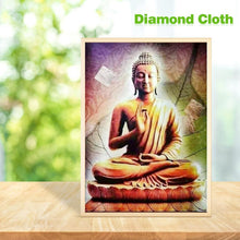 Lade das Bild in den Galerie-Viewer, Buddha-Statue - voller runder Diamant - 30x40cm
