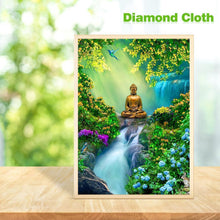 Lade das Bild in den Galerie-Viewer, Buddha-Statue - voller runder Diamant - 30x40cm