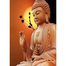 Lade das Bild in den Galerie-Viewer, Buddha-Statue - voller runder Diamant - 30x40cm
