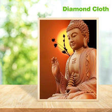 Lade das Bild in den Galerie-Viewer, Buddha-Statue - voller runder Diamant - 30x40cm