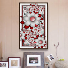 Lade das Bild in den Galerie-Viewer, Blumenschmetterling - voller runder Diamant - 30x48cm