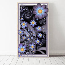 Lade das Bild in den Galerie-Viewer, Blumenschmetterling - voller runder Diamant - 30x40cm