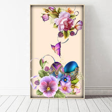 Lade das Bild in den Galerie-Viewer, Blumenschmetterling - voller runder Diamant - 30x50cm