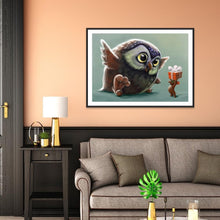 Lade das Bild in den Galerie-Viewer, Vögel - voller runder Diamant - 40x30cm