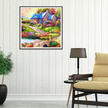 Lade das Bild in den Galerie-Viewer, Landschaft - voller quadratischer Diamant - 30x30cm