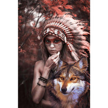 Lade das Bild in den Galerie-Viewer, Charakter - voller runder Diamant - 40x30cm