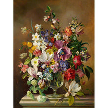 Lade das Bild in den Galerie-Viewer, Blumen - voller runder Diamant - 30x40cm