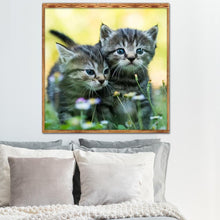 Lade das Bild in den Galerie-Viewer, Kunst - voller runder Diamant - 30x30cm