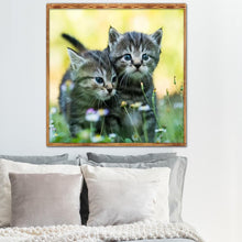 Lade das Bild in den Galerie-Viewer, Kunst - voller runder Diamant - 30x30cm