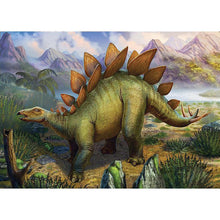 Lade das Bild in den Galerie-Viewer, Dinosaurier - voller runder Diamant - 40x30cm