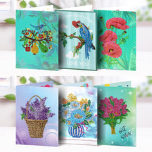Lade das Bild in den Galerie-Viewer, 6pcs/Set-Birthday-Diamond Grußkarten