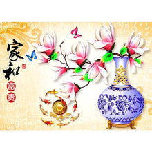 Lade das Bild in den Galerie-Viewer, Chinesischer Stil - voller runder Diamant - 40x30cm