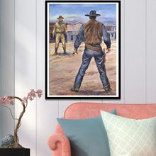 Lade das Bild in den Galerie-Viewer, Cowboy - voller runder Diamant - 30x40cm