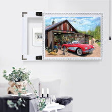 Lade das Bild in den Galerie-Viewer, Autolandschaft - voller runder Diamant - 40x30cm