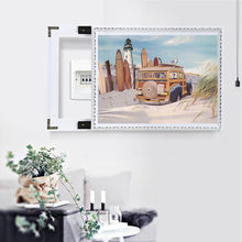 Lade das Bild in den Galerie-Viewer, Autolandschaft - voller runder Diamant - 40x30cm