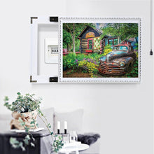 Lade das Bild in den Galerie-Viewer, Autolandschaft - voller runder Diamant - 40x30cm
