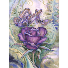 Lade das Bild in den Galerie-Viewer, Blumen - voller runder Diamant - 30x40cm