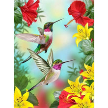 Lade das Bild in den Galerie-Viewer, Blumen - voller runder Diamant - 30x40cm