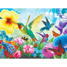 Lade das Bild in den Galerie-Viewer, Vogel - voller runder Diamant - 40x30cm