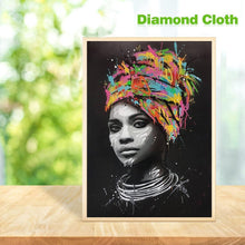 Lade das Bild in den Galerie-Viewer, Mädchen - voller runder Diamant - 30x40cm