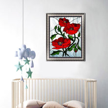 Lade das Bild in den Galerie-Viewer, Blumen - voller runder Diamant - 30x40cm