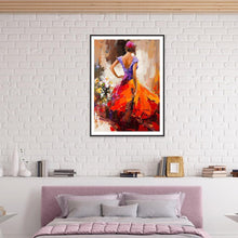 Lade das Bild in den Galerie-Viewer, Schönheit - voller runder Diamant - 30x40cm