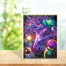 Lade das Bild in den Galerie-Viewer, Pferd - voller runder Diamant - 30x40cm