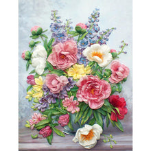 Lade das Bild in den Galerie-Viewer, Blumen - voller runder Diamant - 30x40cm