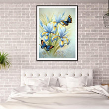 Lade das Bild in den Galerie-Viewer, Schmetterling - voller runder Diamant - 30x40cm