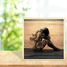 Lade das Bild in den Galerie-Viewer, Schönheit - voller runder Diamant - 30x30cm