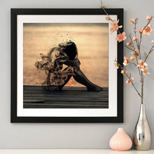 Lade das Bild in den Galerie-Viewer, Schönheit - voller runder Diamant - 30x30cm