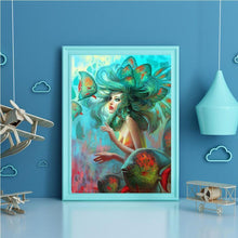 Lade das Bild in den Galerie-Viewer, Schönheit - voller runder Diamant - 30x40cm