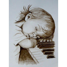 Lade das Bild in den Galerie-Viewer, Baby - voller runder Diamant - 30x40cm