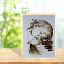Lade das Bild in den Galerie-Viewer, Baby - voller runder Diamant - 30x40cm
