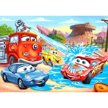 Lade das Bild in den Galerie-Viewer, Autos - voller runder Diamant - 40x30cm