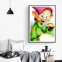 Lade das Bild in den Galerie-Viewer, Zwerg - voller runder Diamant - 40x30cm
