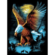 Lade das Bild in den Galerie-Viewer, Adler - voller runder Diamant - 30x40cm