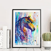 Lade das Bild in den Galerie-Viewer, Pferd - voller runder Diamant - 30x40cm