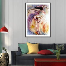 Lade das Bild in den Galerie-Viewer, Mädchen - voller runder Diamant - 30x40cm