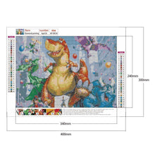 Lade das Bild in den Galerie-Viewer, Dinosaurier - voller runder Diamant - 30x40cm