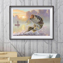 Lade das Bild in den Galerie-Viewer, Fisch - volle Diamant-Malerei - 40x30cm