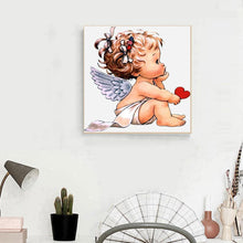 Lade das Bild in den Galerie-Viewer, Baby-Winkel - voller runder Diamant - 30x30cm