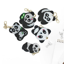 Lade das Bild in den Galerie-Viewer, 5 Stück/Satz Panda DIY Schlüsselanhänger