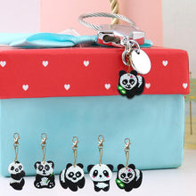 Lade das Bild in den Galerie-Viewer, 5 Stück/Satz Panda DIY Schlüsselanhänger