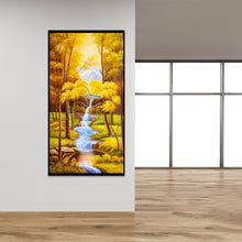 Lade das Bild in den Galerie-Viewer, Herbst-Landschaft - voller runder Diamant - 55x100cm