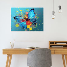 Lade das Bild in den Galerie-Viewer, Schmetterling - voller runder Diamant - 30x40cm