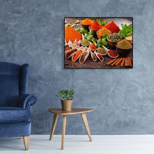 Lade das Bild in den Galerie-Viewer, Essen - voller runder Diamant - 40x30cm