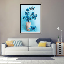 Lade das Bild in den Galerie-Viewer, Blume - voller runder Diamant - 30x40cm