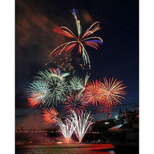 Lade das Bild in den Galerie-Viewer, Feuerwerk - voller runder Diamant - 30x40cm